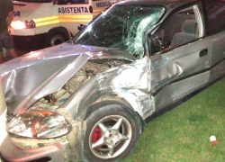 В Кишиневе грузовик MAN с врезался в машину Honda: два человека пострадали