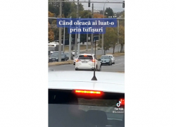 По встречной полосе, как по своей - кульбиты асов вождения в Кишиневе