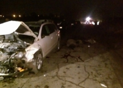 Volkswagen на огромной скорости врезался в отару под Кишиневом: погибло много овец