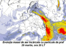 Молдову снова накроет облако пыли из Сахары