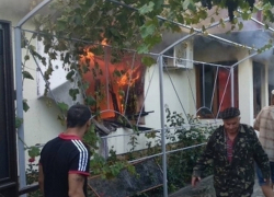 Огненная стихия уничтожила дом настоятеля церкви в Конгазе