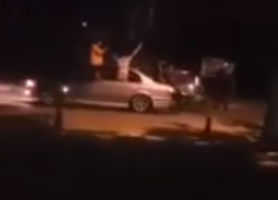 В Кагуле юнцы прокатились на строительной тачке и привлекли внимание полиции