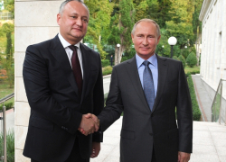 Додон: Путин войдет в историю как миротворец