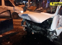 В Кишиневе произошло серьезное ДТП с участием маршрутки 