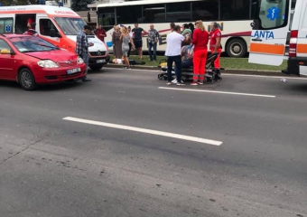 В Кишиневе на «зебре» сбили женщину с ребенком