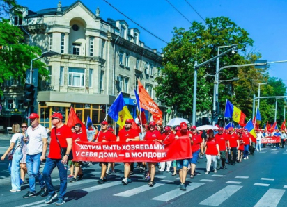 В Кишиневе состоялся митинг оппозиции “За Молдову”