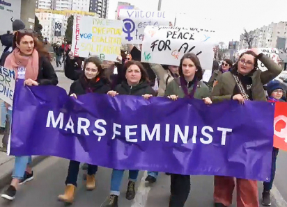 8 марта в Кишиневе: феминистский марш, благотворительный забег, театр и концерты