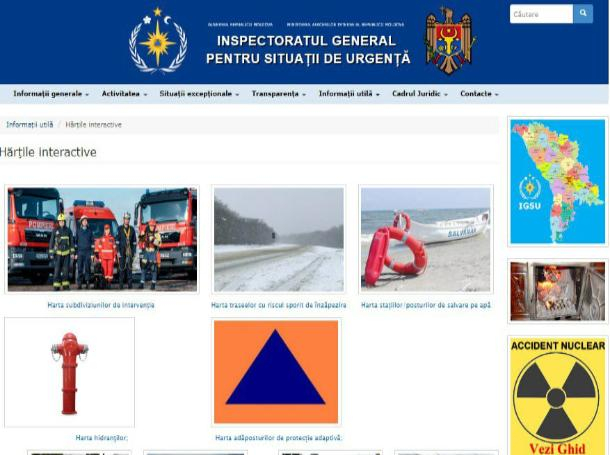 МВД показало карту бомбоубежищ в Молдове