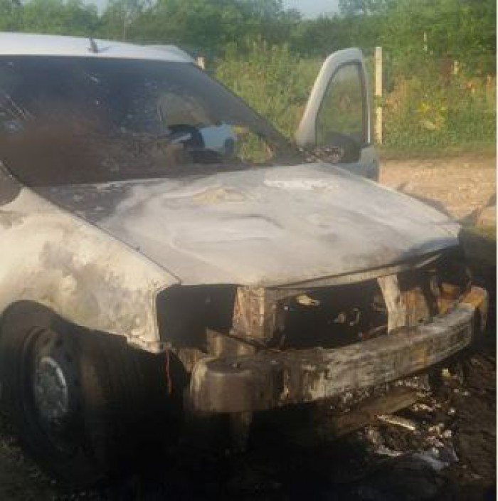 В селе Пухой сгорела машина примара, чиновник подозревает злой умысел