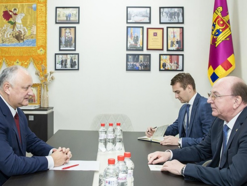 Игорь Додон провел важную встречу с послом России