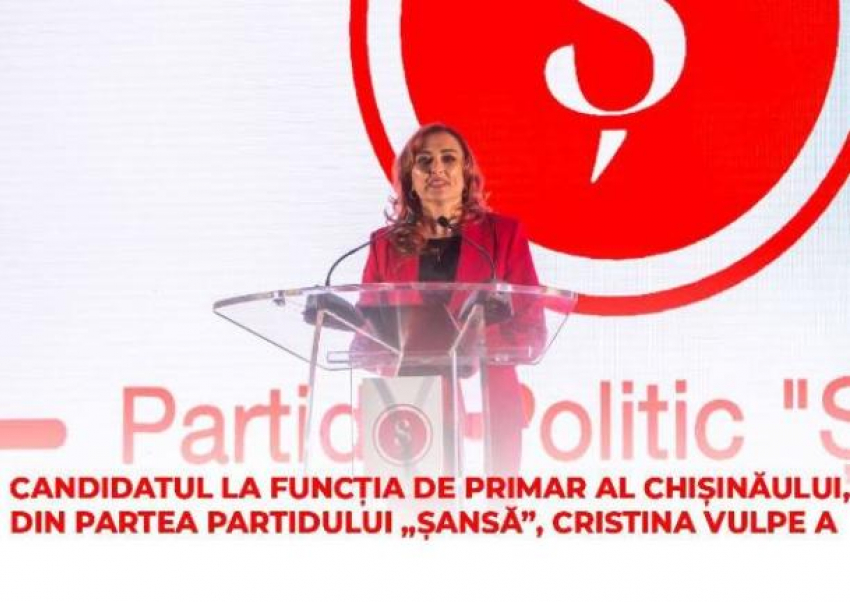 Кандидат в примары Кишинева Кристина Вулпе от партии «Шанс» представила свою программу развития столицы
