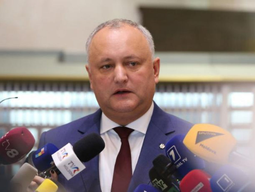 Игорь Додон поздравил жителей Молдовы с  29-й годовщиной провозглашения национального суверенитета 