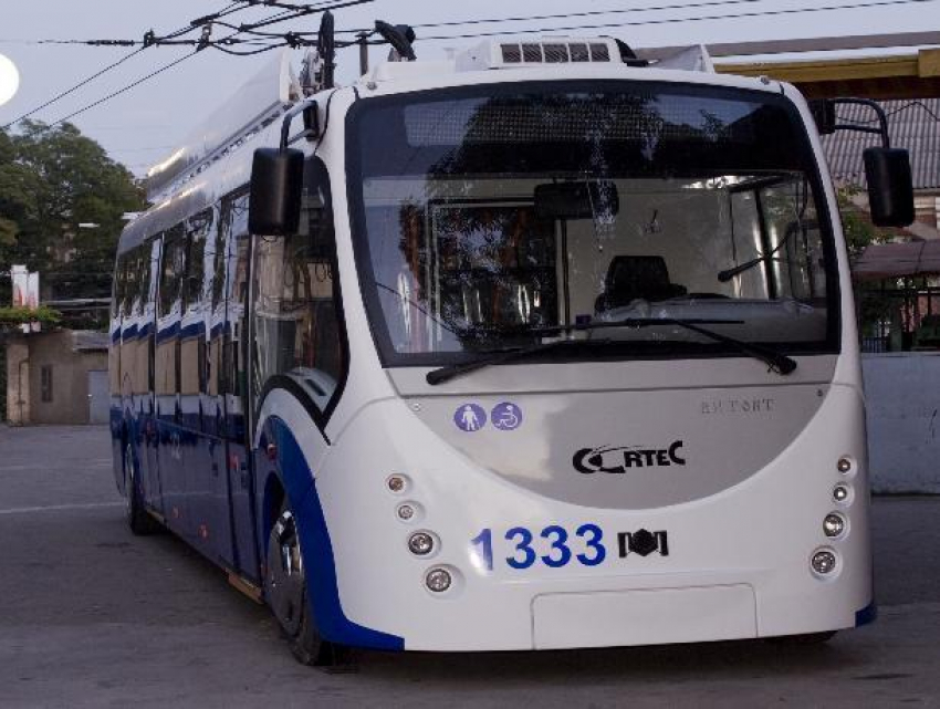 Кишиневцы узнают о времени прибытия троллейбуса с помощью новой электронной панели