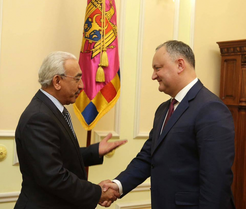 Игорь Додон встретился с послом Государства Катар в Молдове 
