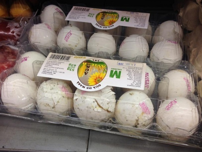 Чудовищные яйца из супермаркета спровоцировали призывы жителей Кишинева к наказанию администрации