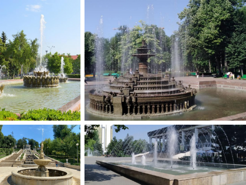 В знаменательный день заработали все фонтаны Кишинева