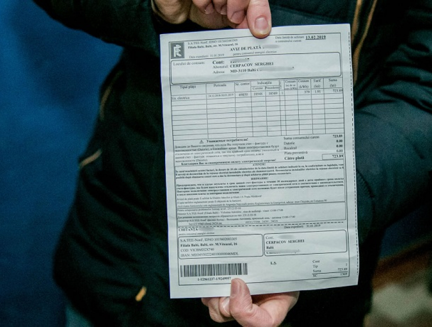 «Сами потребили»: в Бельцах горожане получили огромные счета за электричество