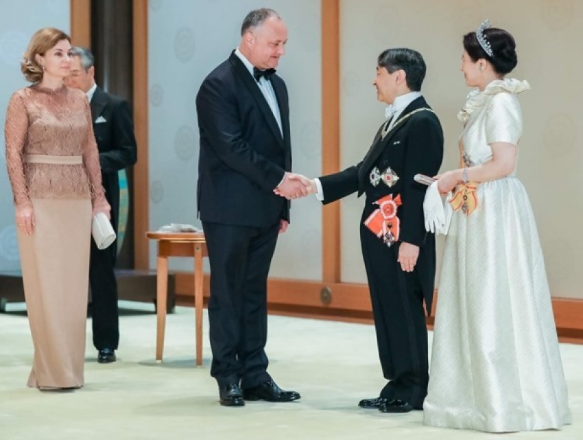Президент Молдовы с супругой стали гостями церемонии интронизации императора Нарухито