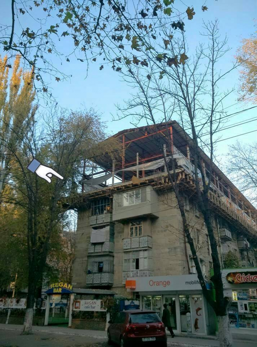 Несмотря на заверения Киртоакэ, строительство мансард в Кишиневе продолжается 