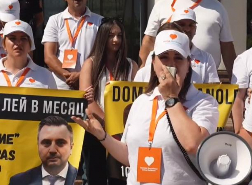 Партия Inima Moldovei провела протест