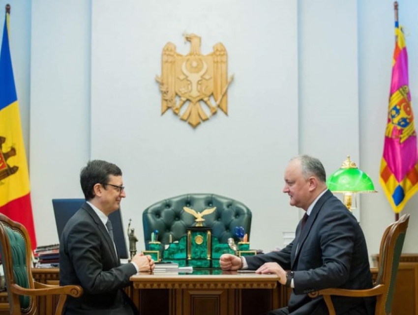 Президент Молдовы встретился с управляющим Нацбанка