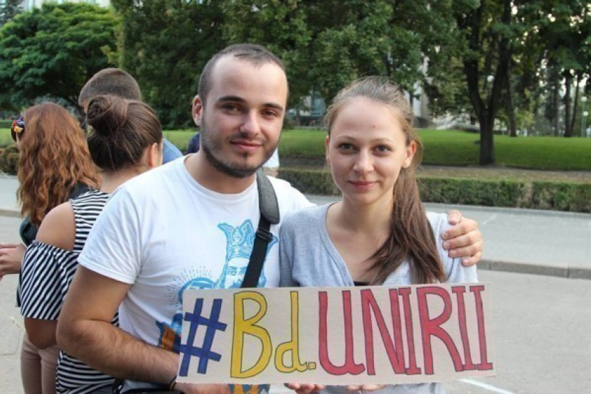 В палаточном городке в центре Кишинева появился «бульвар объединения с Румынией»