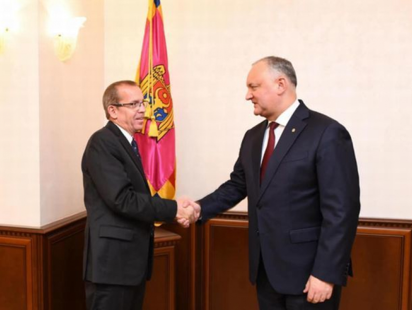 Игорь Додон встретился с новым делегатом ООН в Республике Молдова