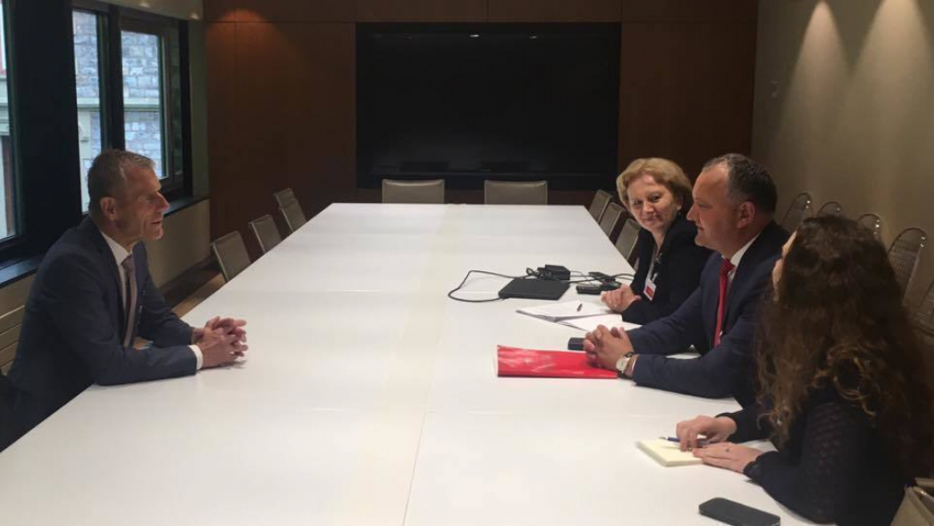 Додон и Гречаный провели ряд встреч с высокопоставленными европейскими чиновниками в Женеве 