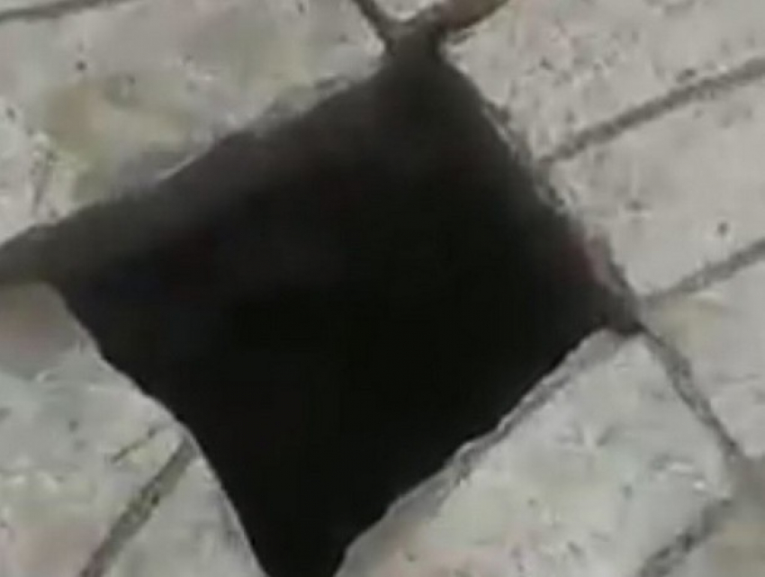 Устрашающий «портал в ад» в центре Кишинева сняли на видео