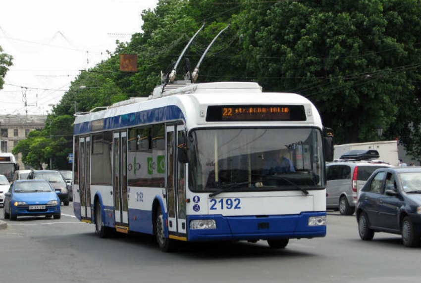 График движения троллейбусов в Кишиневе с 1 августа изменится