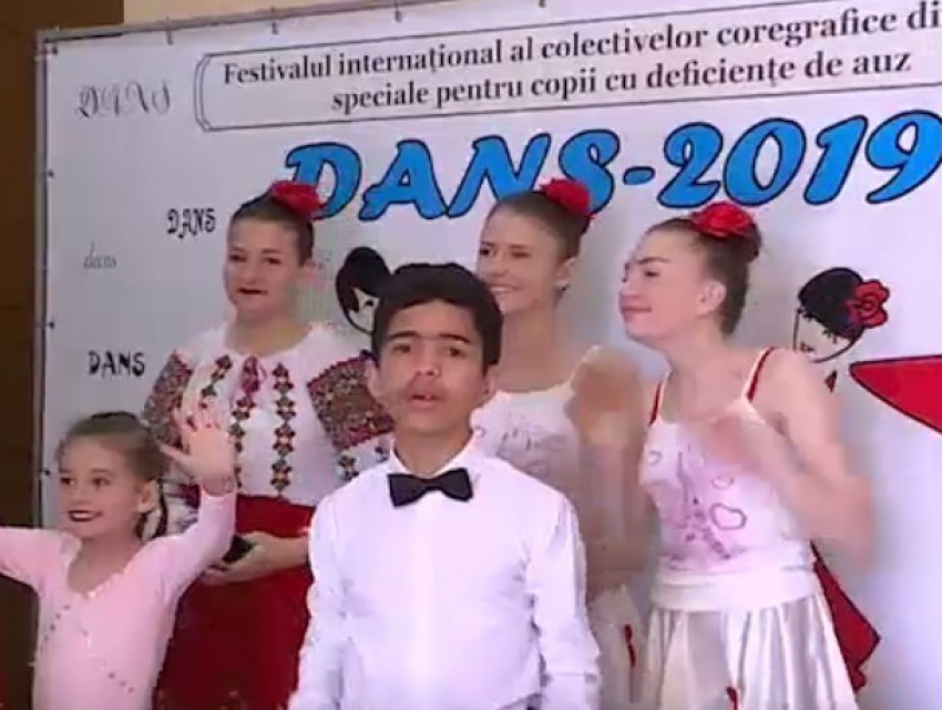 Международный фестиваль танца для слабослышащих детей прошел в Кишиневе