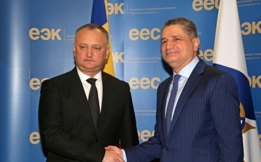 Сегодня в Кишиневе состоится подписание Меморандума о сотрудничестве с Евразийским экономическим союзом 