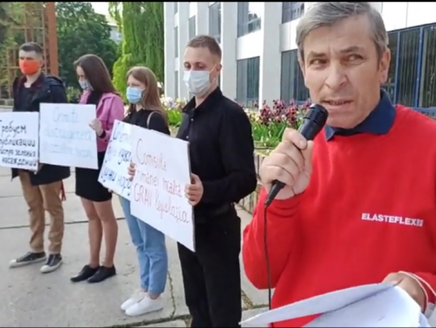Против уничтожения сотен деревьев протестуют жители Бельц