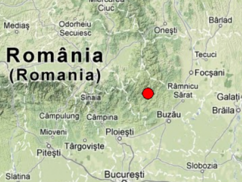 Новое землетрясение в Румынии произошло рано утром