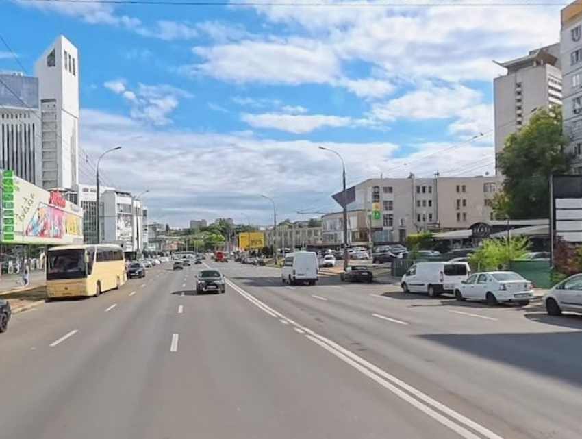 В Кишиневе на месяц частично ограничат движение на бульваре Кантемира