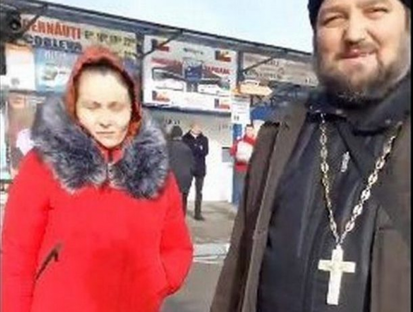 Дурак и дерьмо: скандал со священником на Северном вокзале в столице сняли на видео 