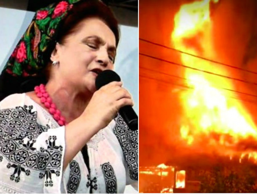 Впечатляющее уничтожение дома родителей известной певицы сняли на видео