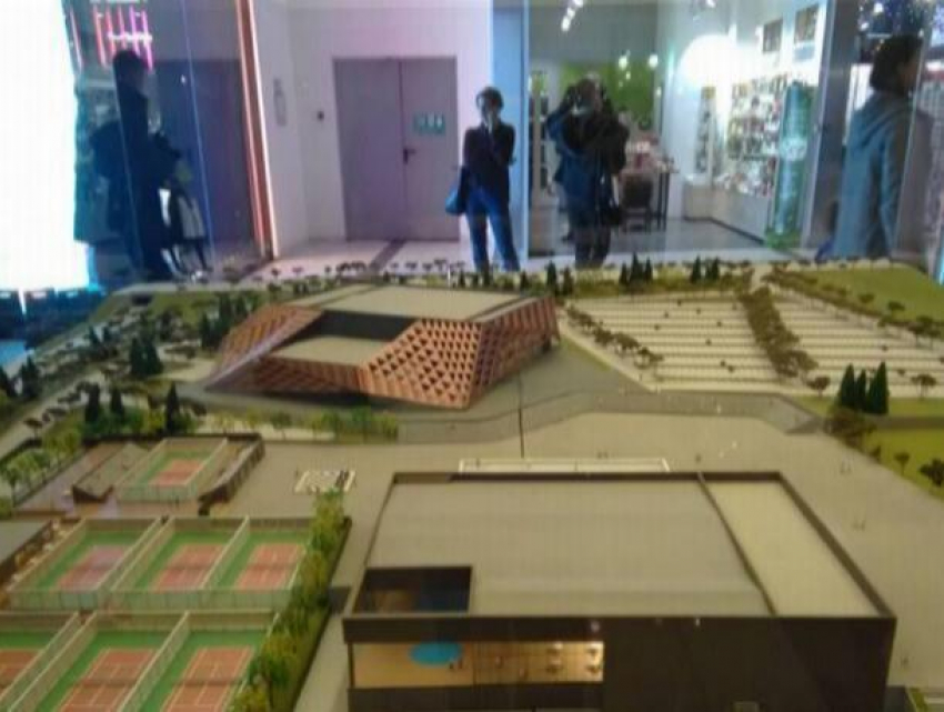 В центре Кишинёва появился макет будущей «Арены Кишинёв» 