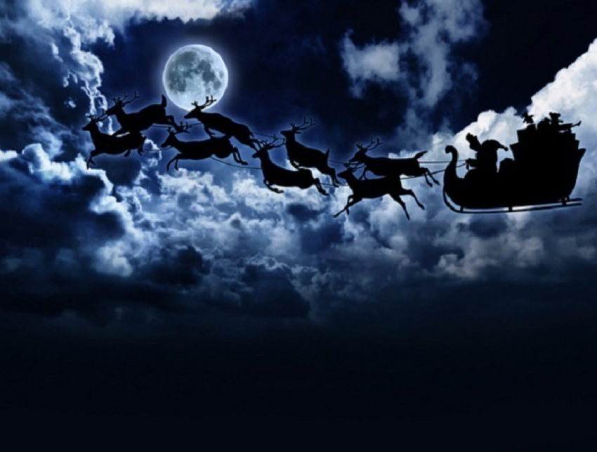 Американские военные заметили в небе над Молдовой Санта-Клауса с оленями