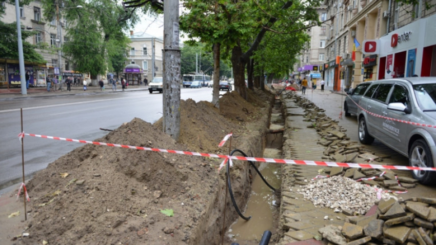 Ремонт бульвара Негруцци и улицы Александри не завершится в 2016 году