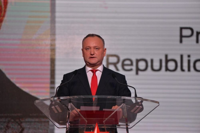 Додон озвучил план ПСРМ на следующую пятилетку 