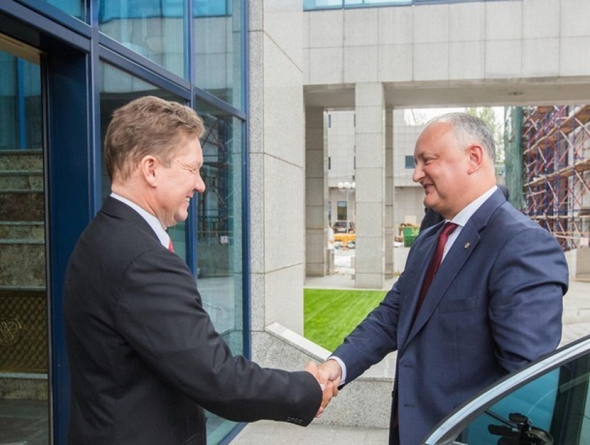 Президент Молдовы обсудил с главой «Газпрома» важнейшие газовые вопросы