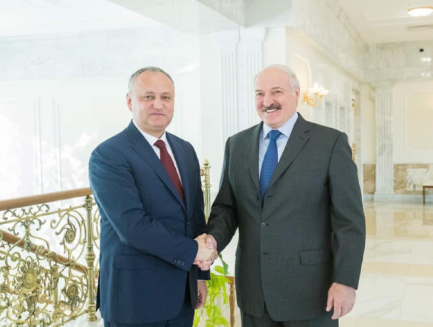 Игорь Додон встретился с президентом Беларуси Александром Лукашенко