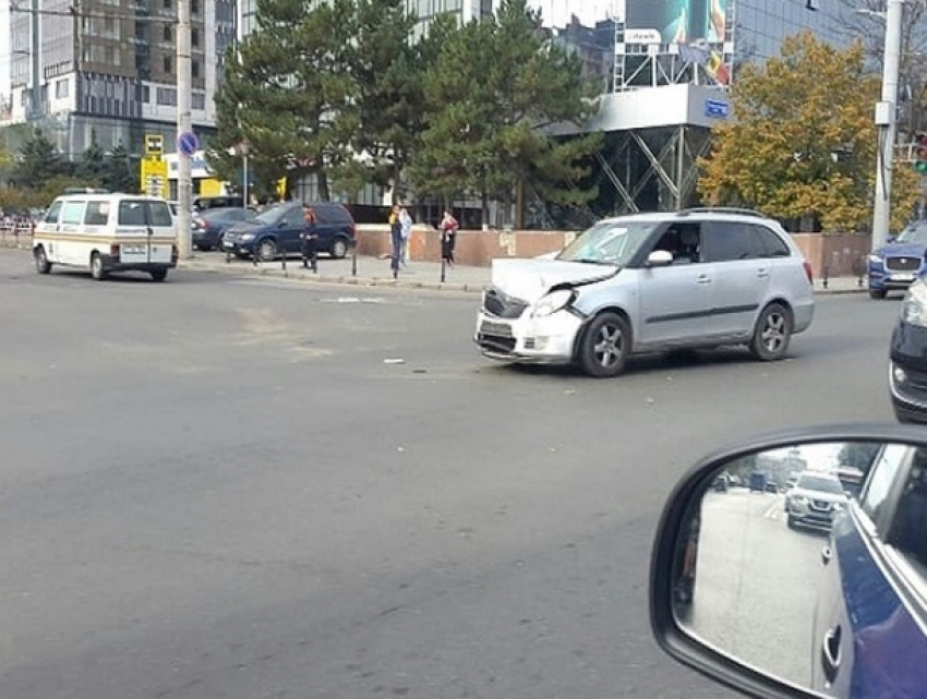 Авария в Кишиневе - пострадал маленький ребенок