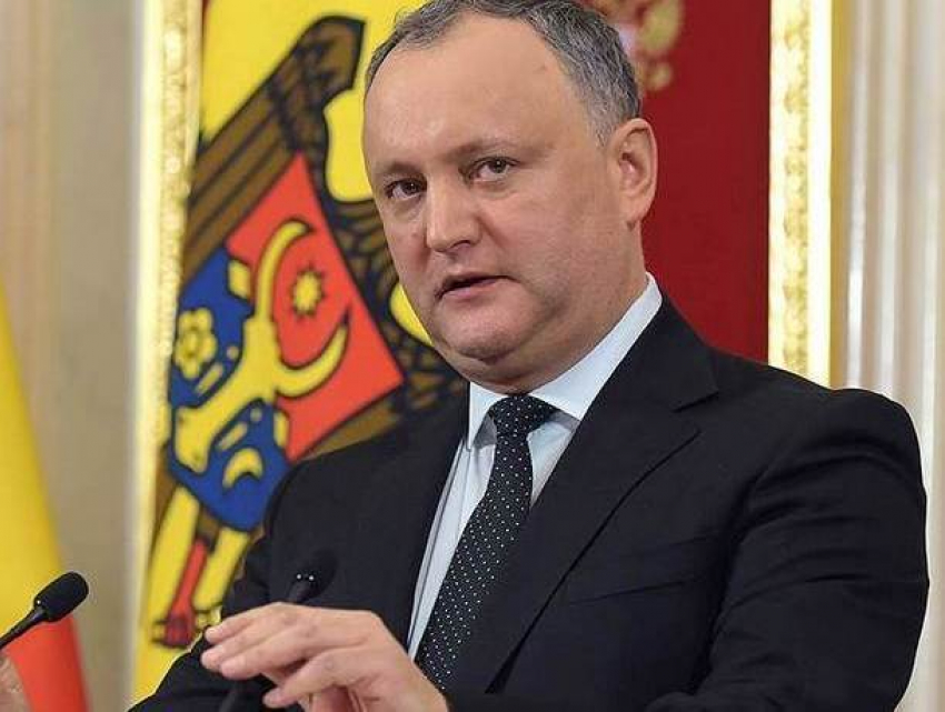 Не дать унионистам дестабилизировать ситуацию в стране призвал граждан Молдовы Игорь Додон