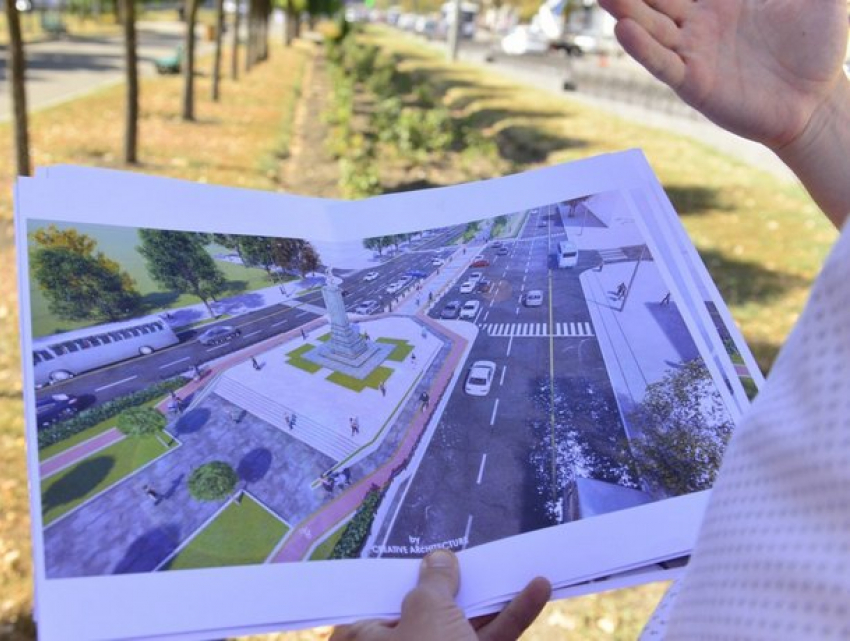 Аллея на бульваре Григоре Виеру готовится к обновлению