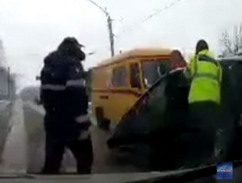 В Бельцах погоня за нарушителем как в кино попала на видео