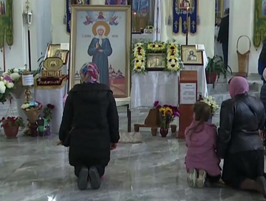 Икона и мощи Святой Матроны снова в Кишиневе 