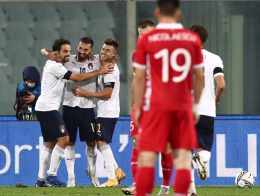Сборная Молдовы по футболу разгромно проиграла в товарищеском матче итальянцам