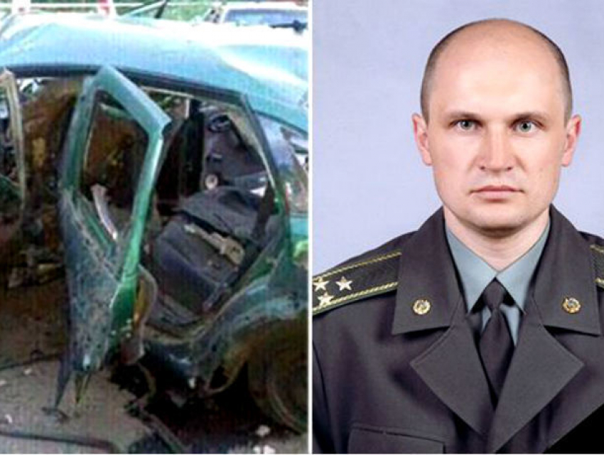 Снимки погибшего при теракте в Донбассе полковника и искореженного авто опубликовала СБУ